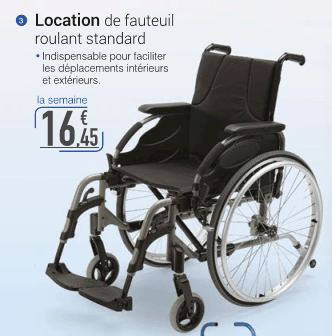 fauteuil roulant standard